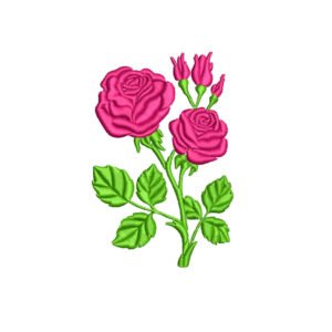 Rose Flower Embroidery