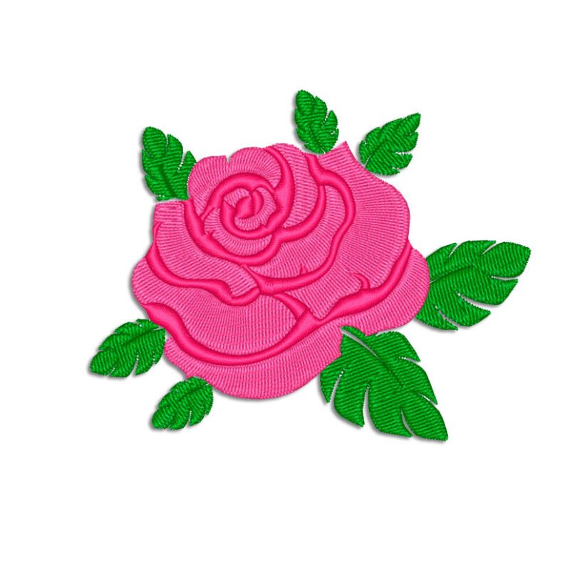 Rose Flower Embroidery design