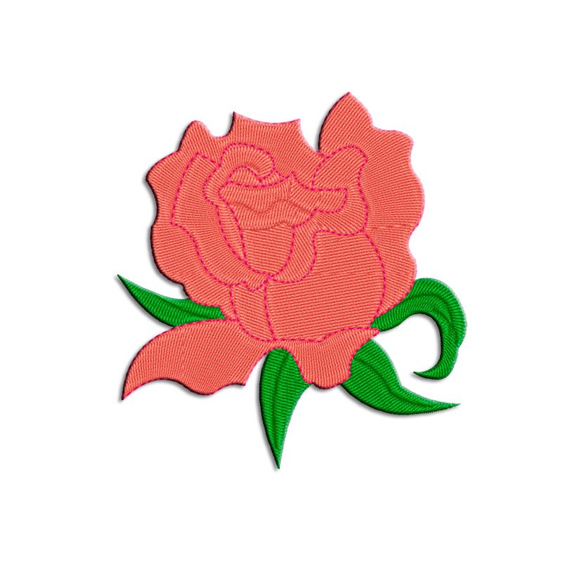 Rose Flower Embroidery design