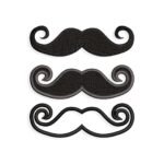 The Handlebar Mustache Embroidery design