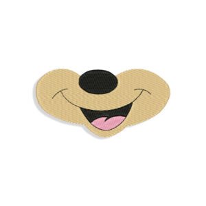 Mickey Mouse Mouth Embroidery design