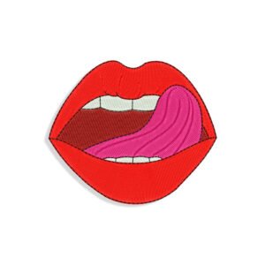 Mouth Embroidery design