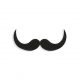 Mustache for Mouth mask Embroidery design