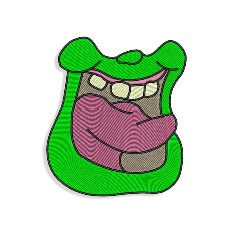 Ghostbusters Slimer Mouth Embroidery design