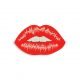 Lips for Mouth mask Embroidery design