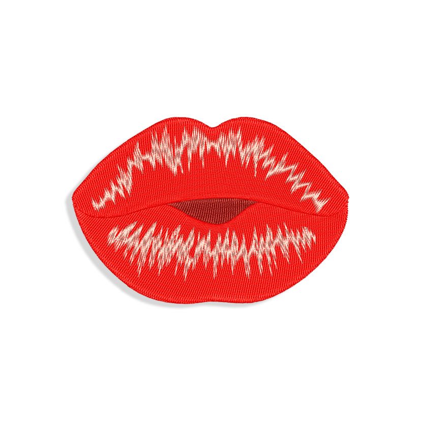 Lips Embroidery design