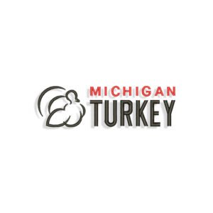 Michigan Turkey logo Embroidery design