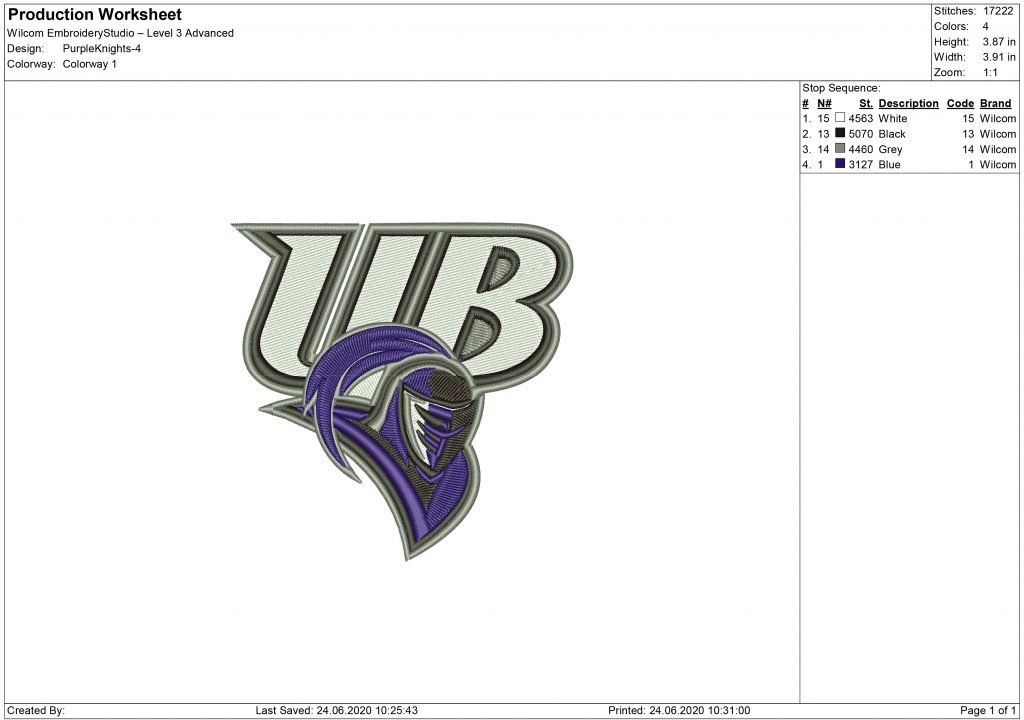 Purple Knights - Machine Embroidery designs and SVG files