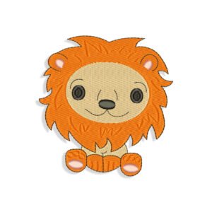 Baby Lion Embroidery design