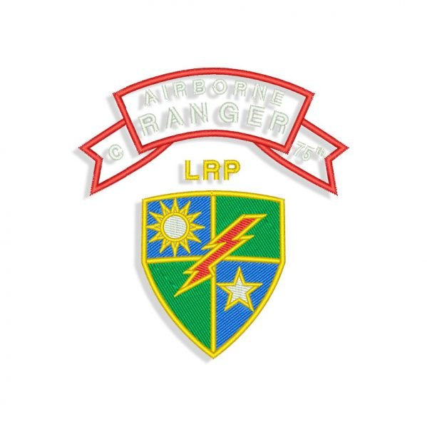 United States Army Rangers Embroidery design files