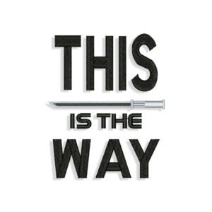 Mandalorian Embroidery design