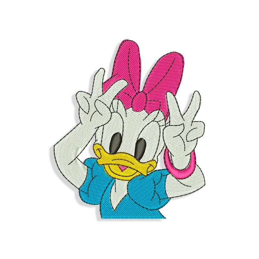 Daisy Duck Embroidery design