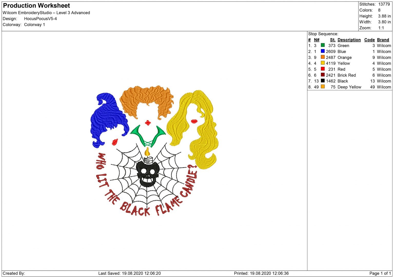Hocus Pocus - Machine Embroidery designs and SVG files