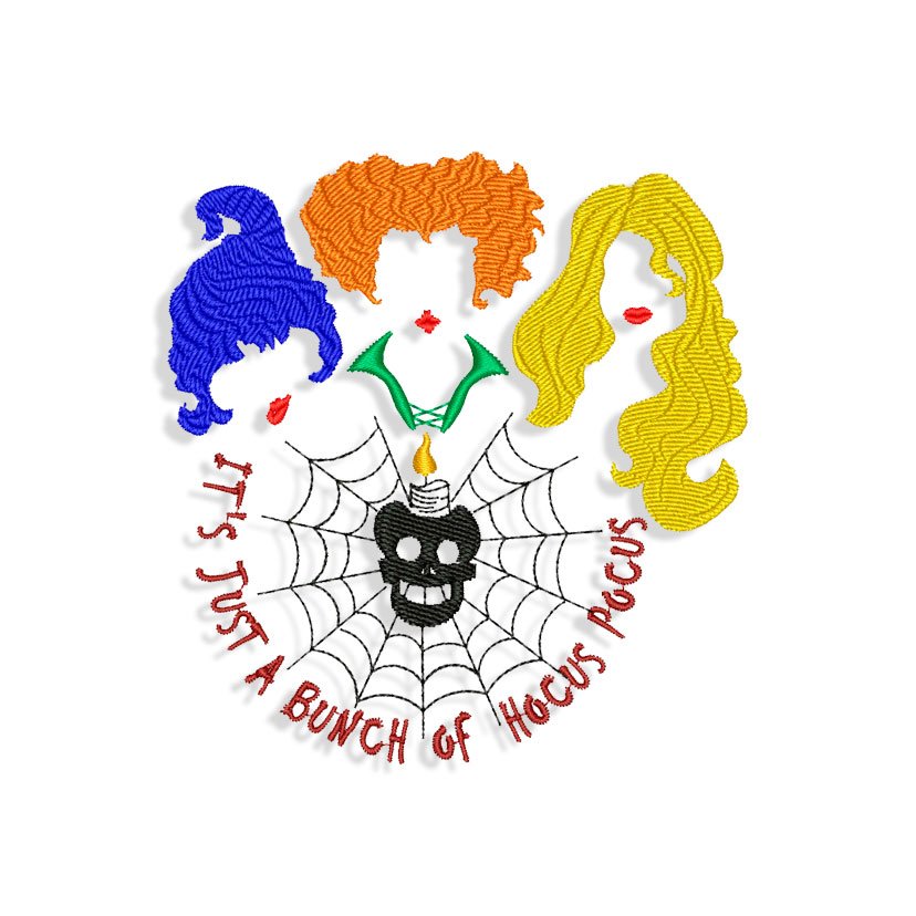 Hocus Pocus Embroidery design