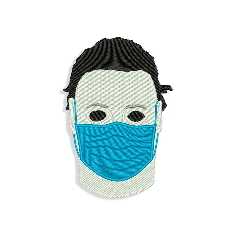 Mike Myers Face Mask Embroidery design