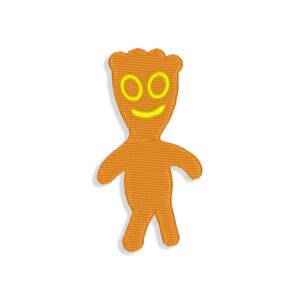 Sour Patch Gummy Man Embroidery design