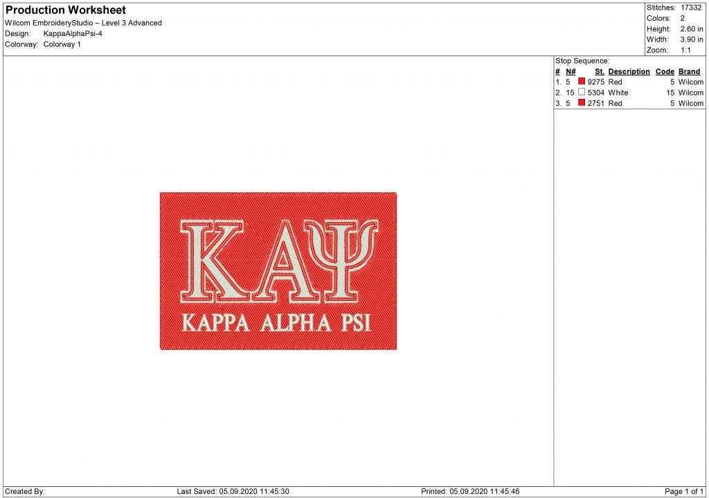 Kappa Alpha Psi - Machine Embroidery designs and SVG files