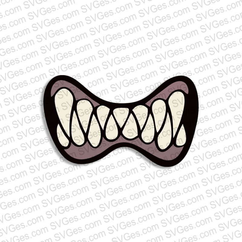 Zombie Mouth SVG files