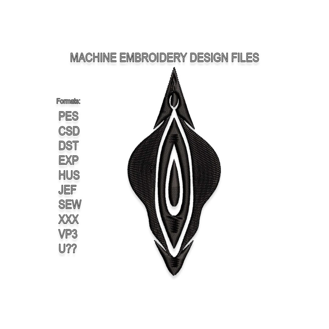 Vagina Embroidery design
