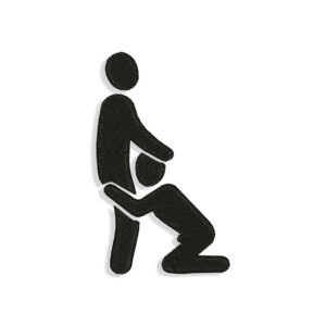 Blowjob Male Icon Embroidery design