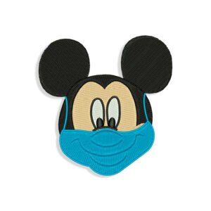 Mickey Mouse Face Mask Embroidery design