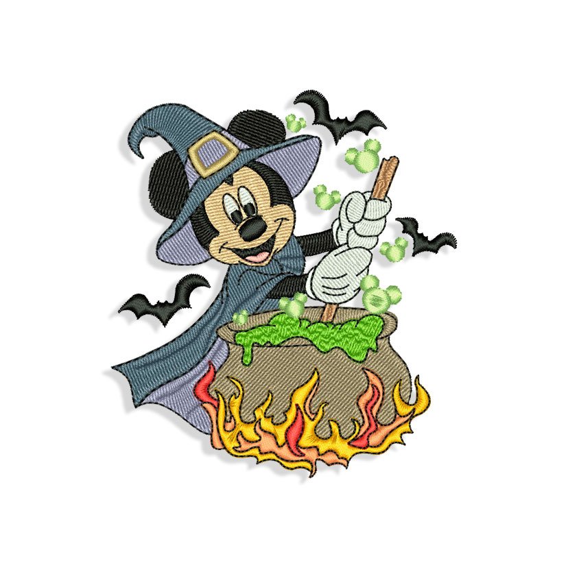 Mickey Mouse Wizard Embroidery design