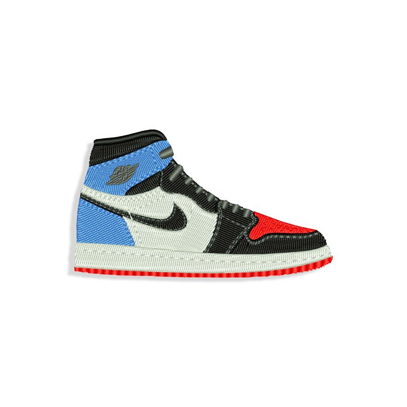 Sneakers Embroidery design