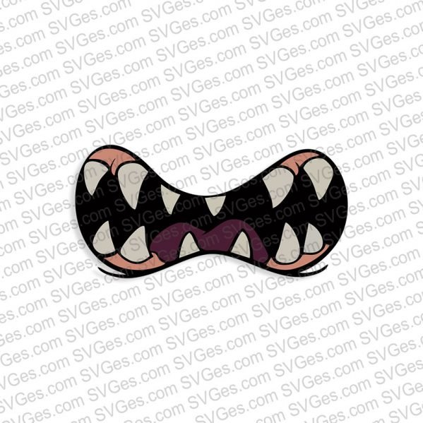 Zombie Mouth SVG files