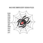 Spider Net Embroidery design