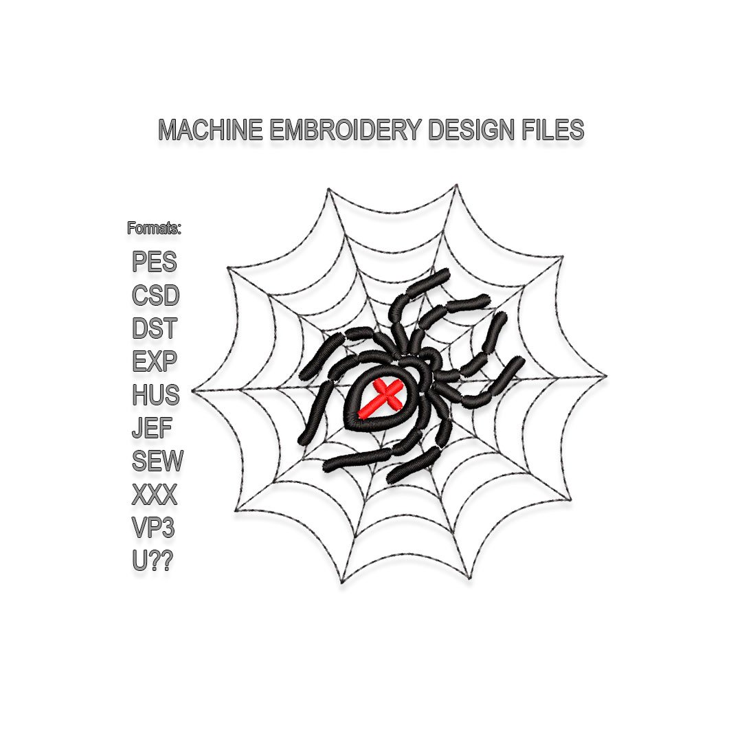 Spider Net Embroidery design