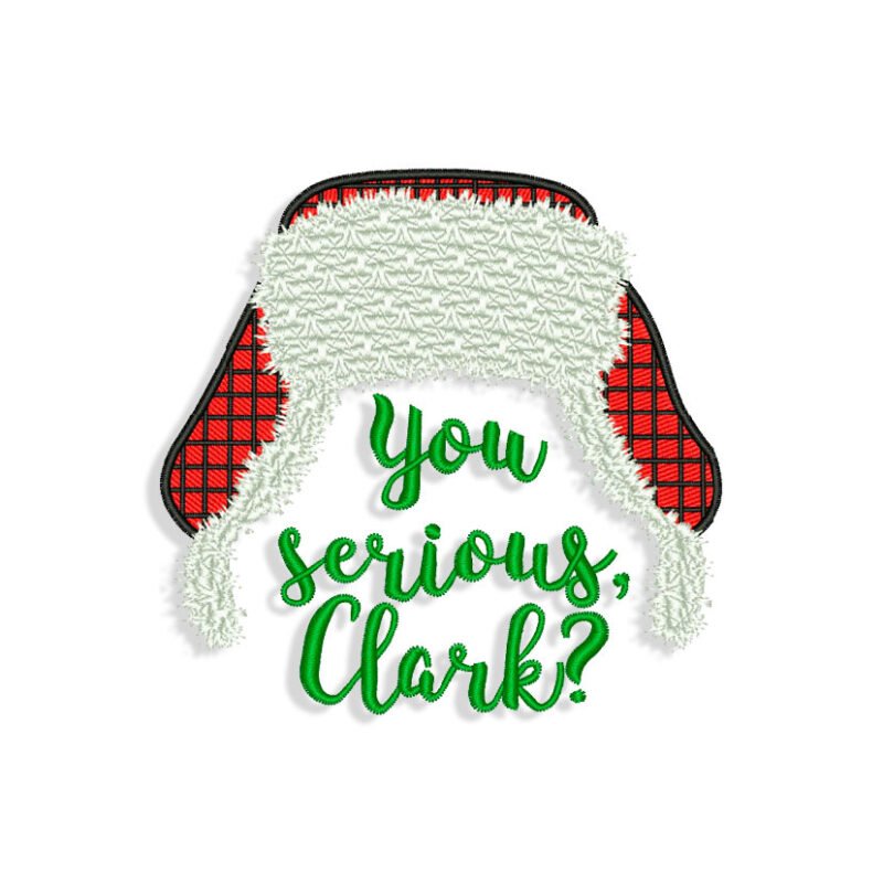 You Serious Clark Embroidery design