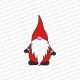 Santa gnome SVG