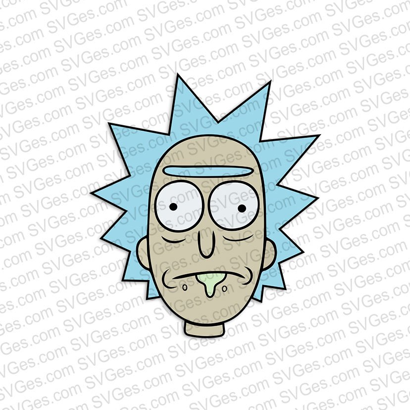 Rick and Morty, Rick face SVG files