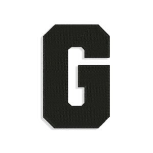 Letter G Embroidery design