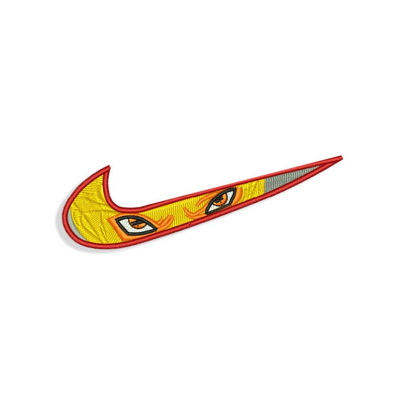 Nike Naruto Embroidery design