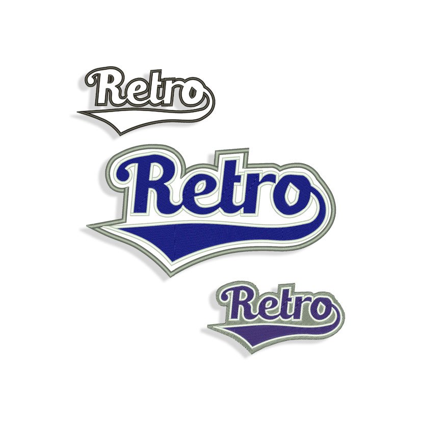 Retro Embroidery design