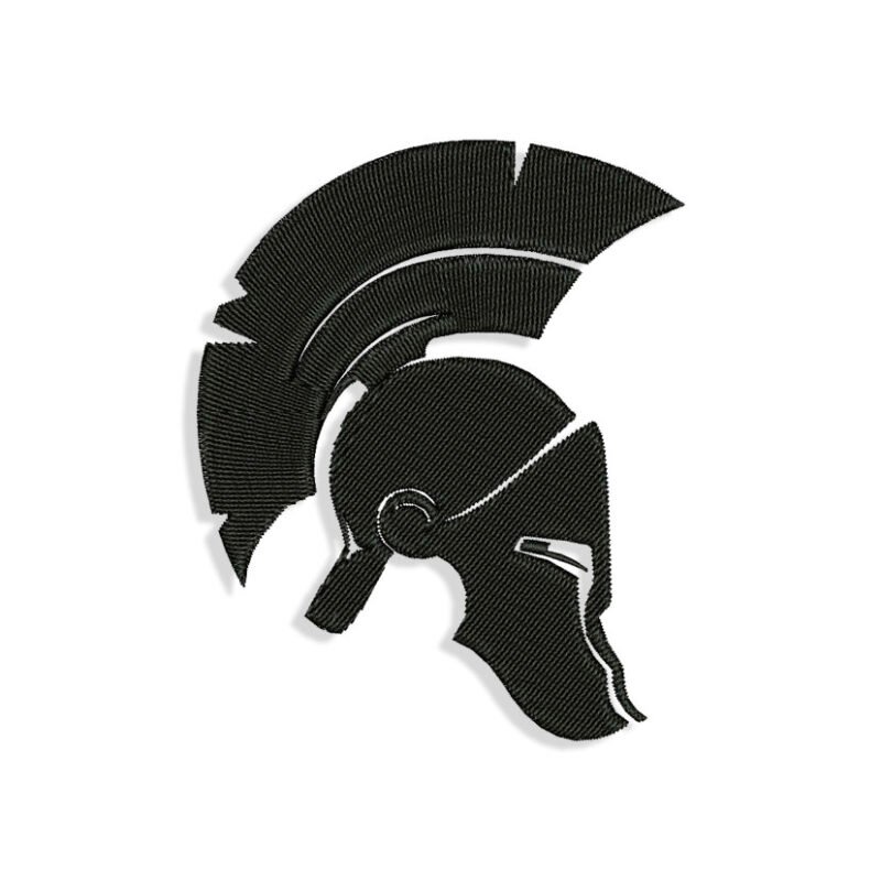 Gladiator Helmet Embroidery design