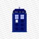 Police Box Doctor Who SVG file