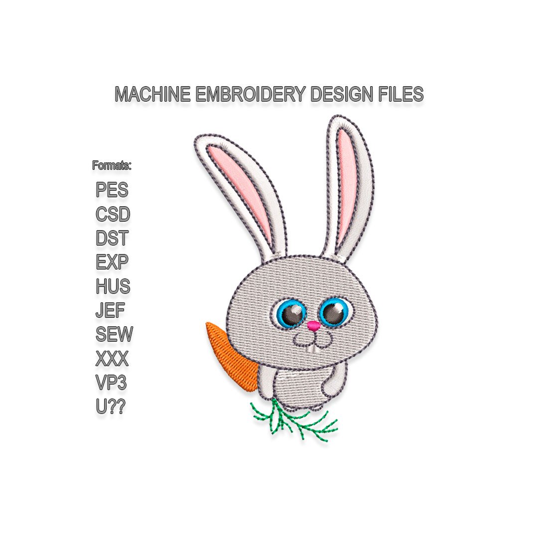 Bunny Rabbit Embroidery design