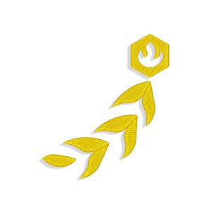 Golden Leaves Embroidery design