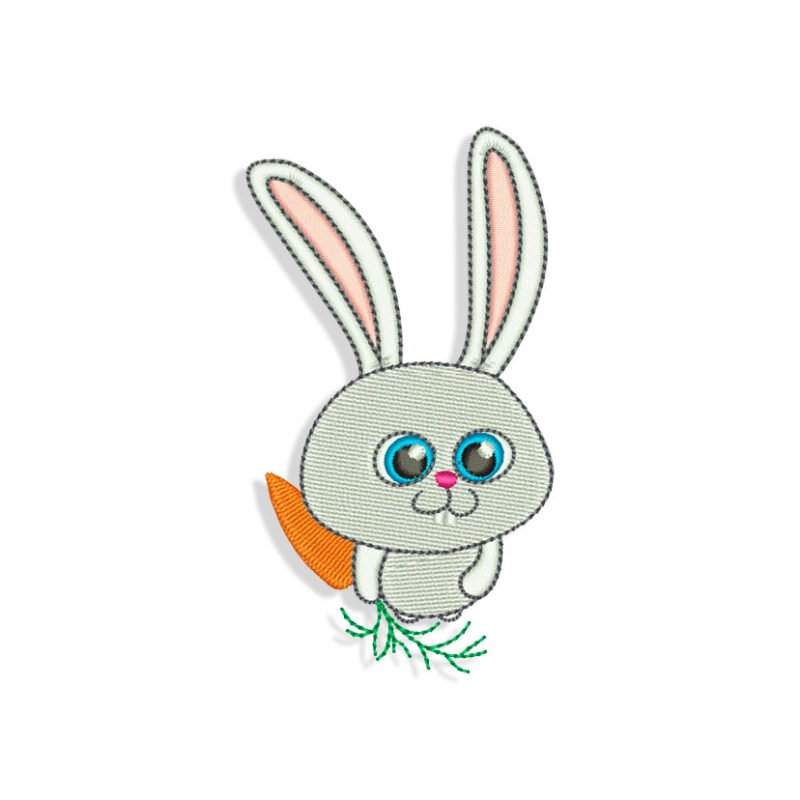 Rabbit Embroidery design