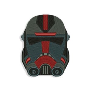 The Bad Batch Hunter Helmet Embroidery design