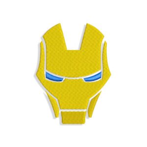 Iron Man helmet Embroidery design