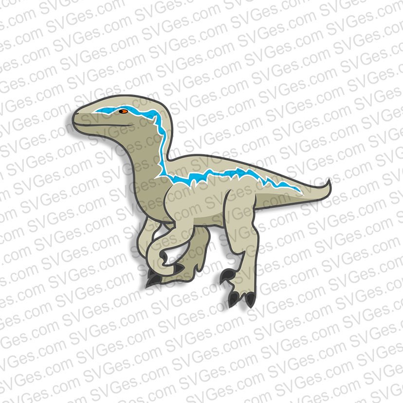 Velociraptor SVG and PNG file