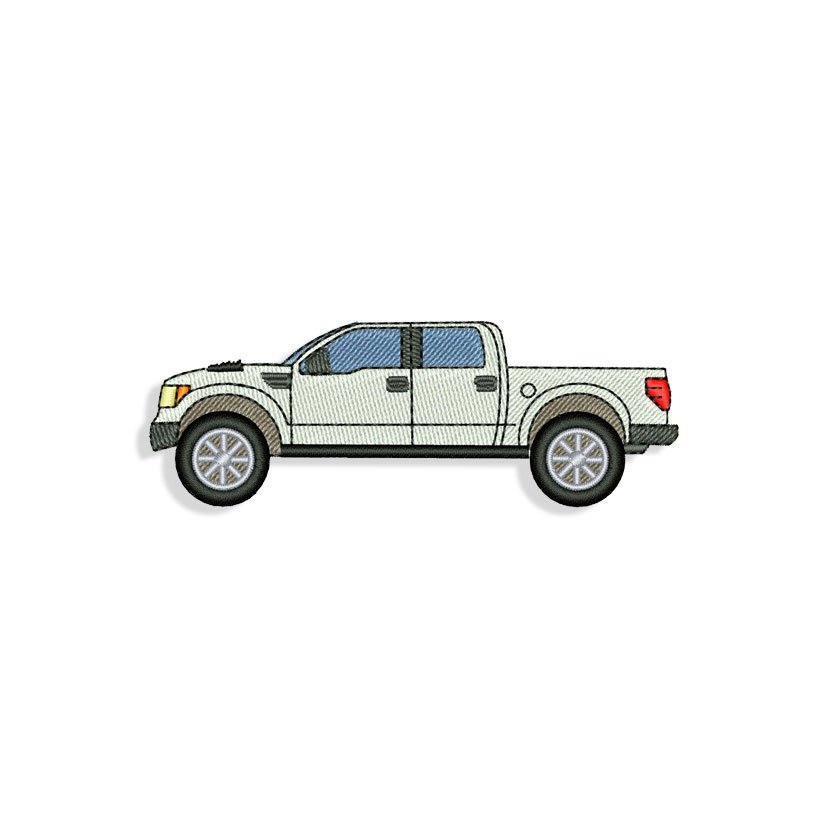 Pickup Truck Embroidery design