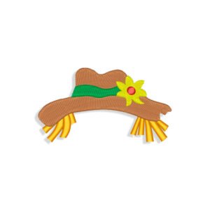 Scarecrow Hat Embroidery design