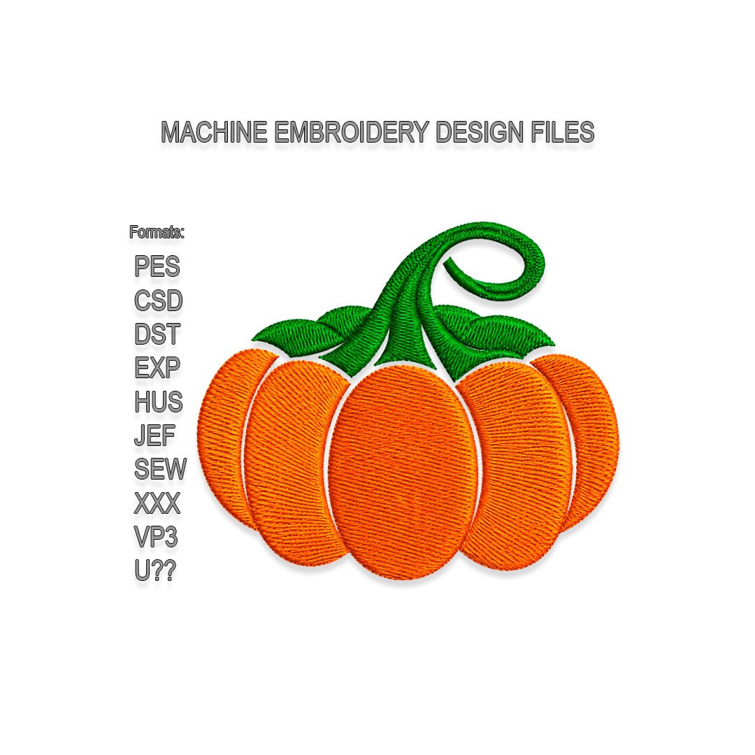 Halloween Pumpkin Embroidery design