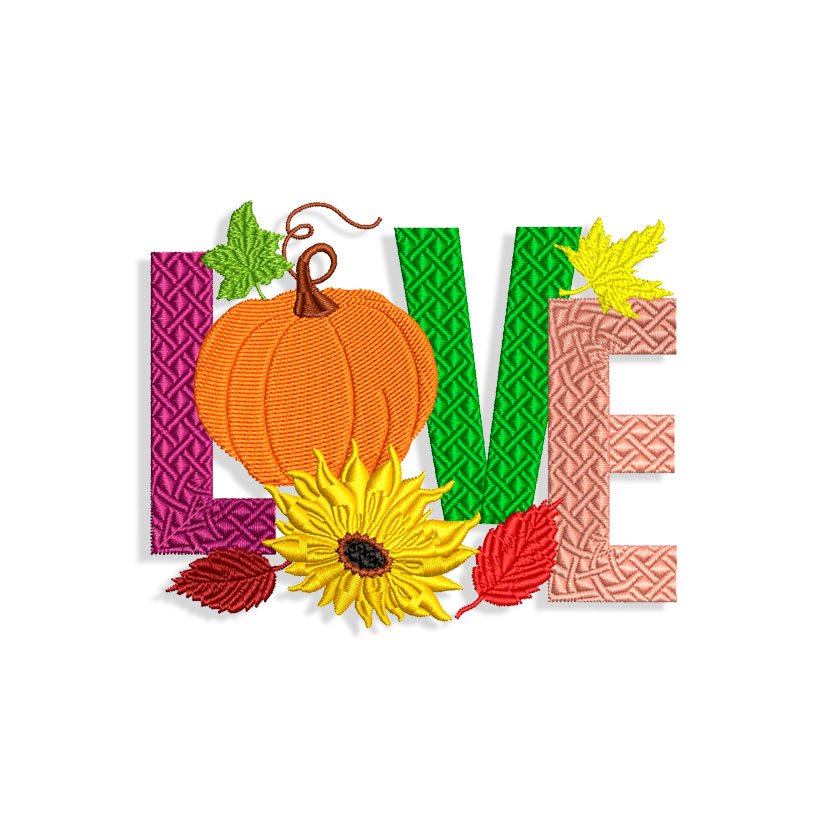 Halloween Love Embroidery design