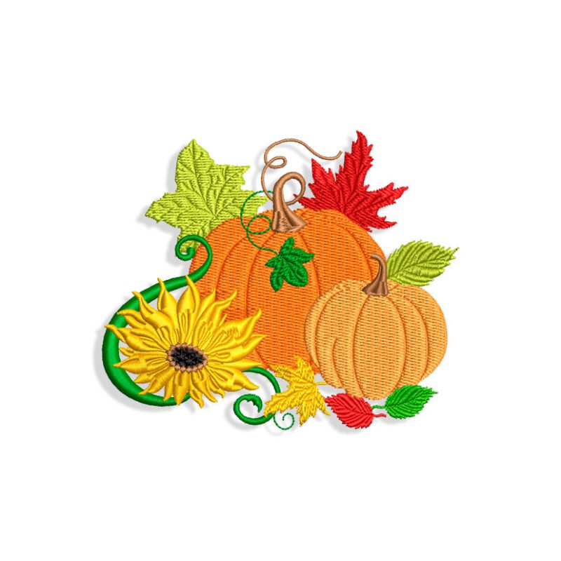 Halloween Pumpkins Embroidery design