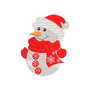 Snowman Embroidery design - Machine Embroidery designs and SVG files